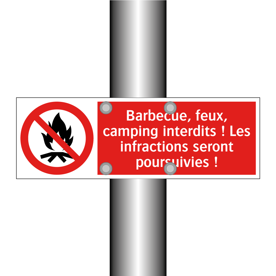 Barbecue, feux, camping interdits ! Les infractions seront poursuivies !