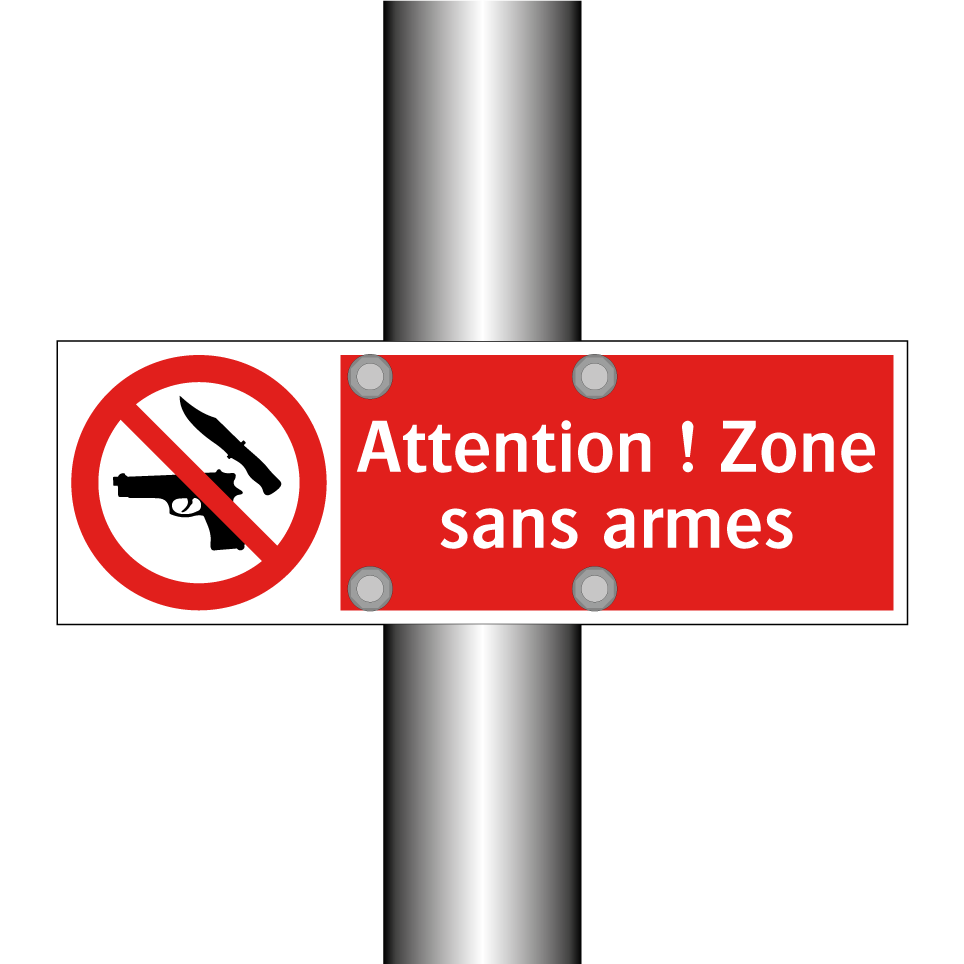 Attention ! Zone sans armes