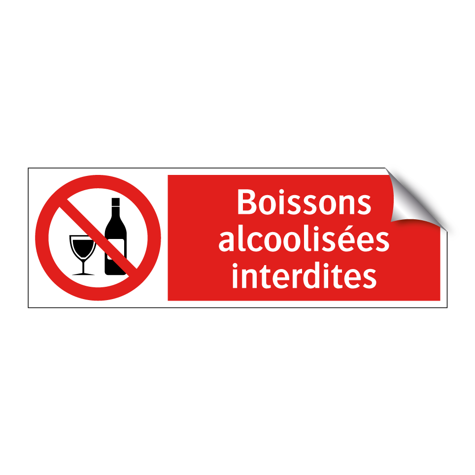 Boissons alcoolisées interdites