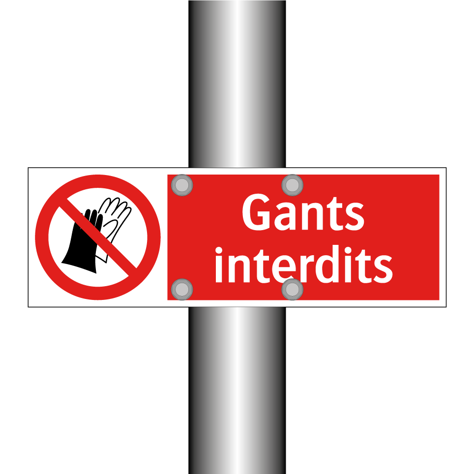 Gants interdits