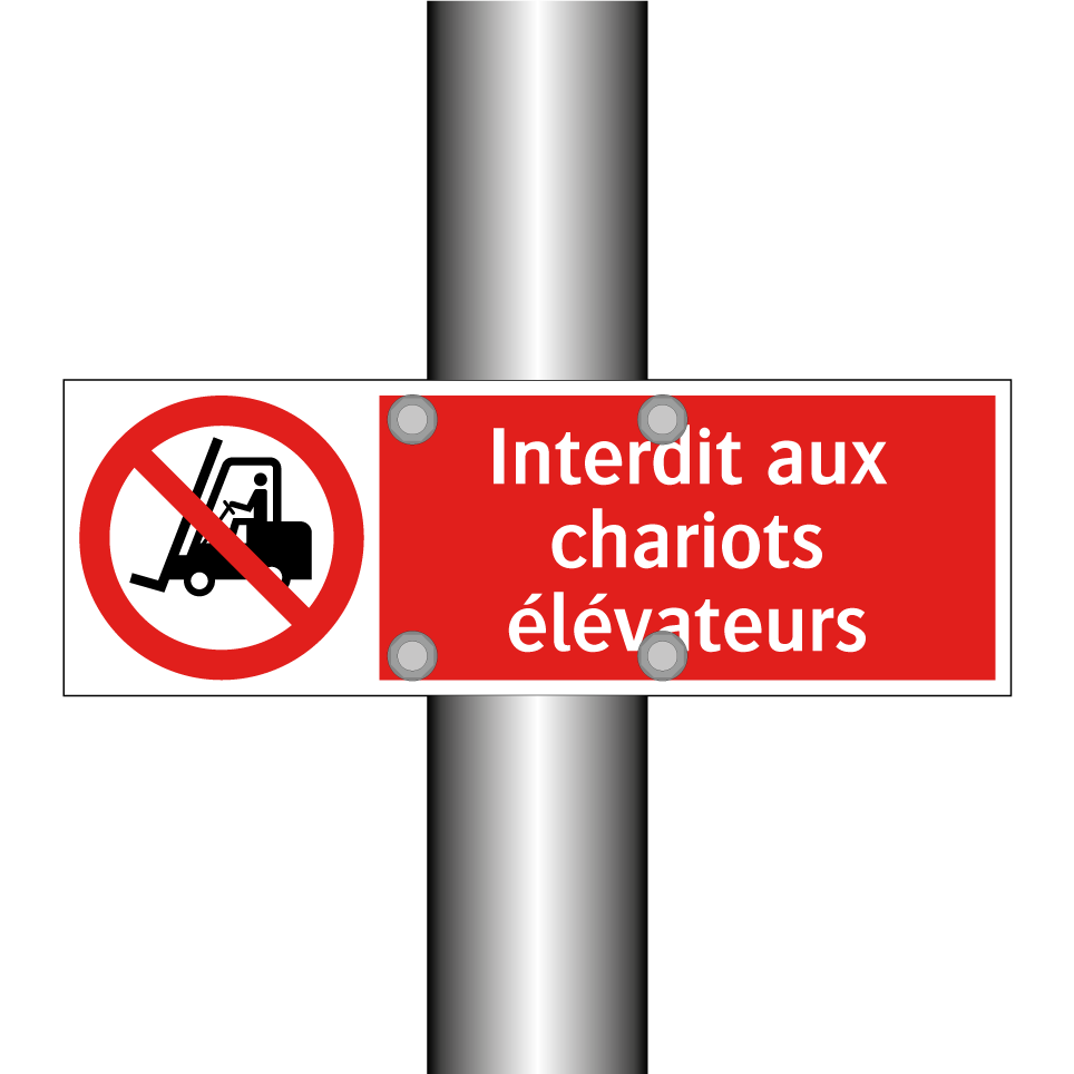 Interdit aux chariots élévateurs