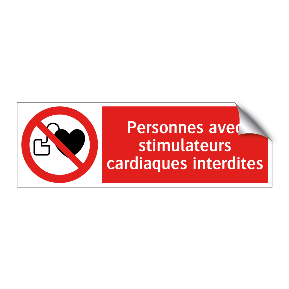 Personnes avec stimulateurs cardiaques interdites