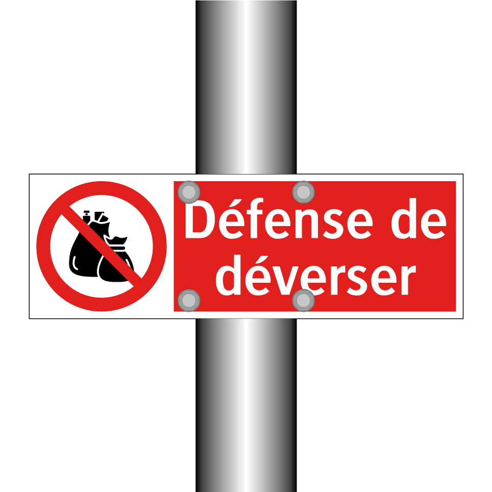 Défense de déverser