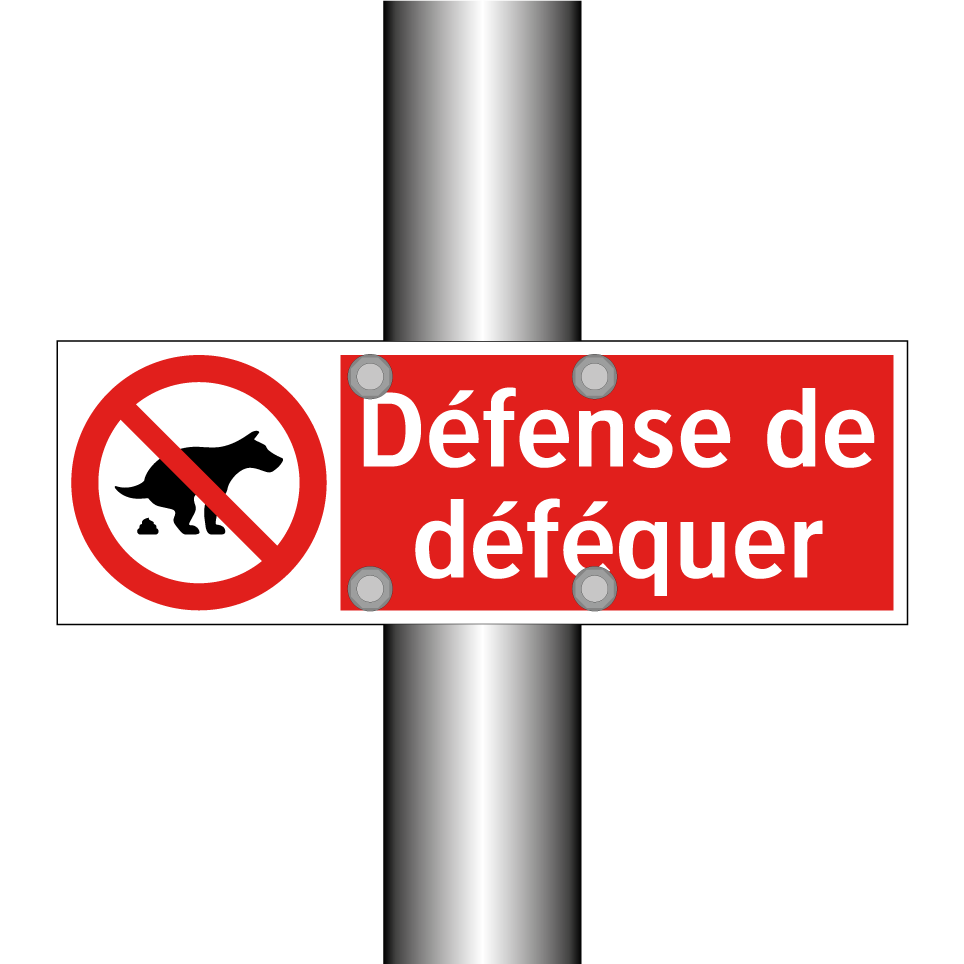 Défense de déféquer