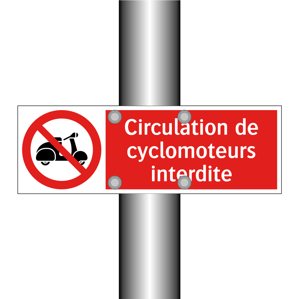 Circulation de cyclomoteurs interdite