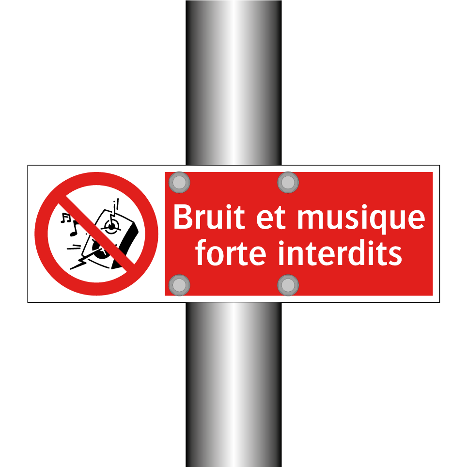 Bruit et musique forte interdits