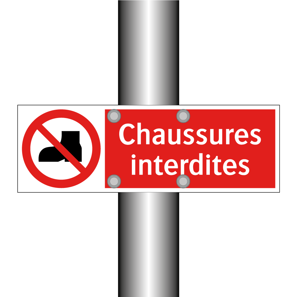 Chaussures interdites