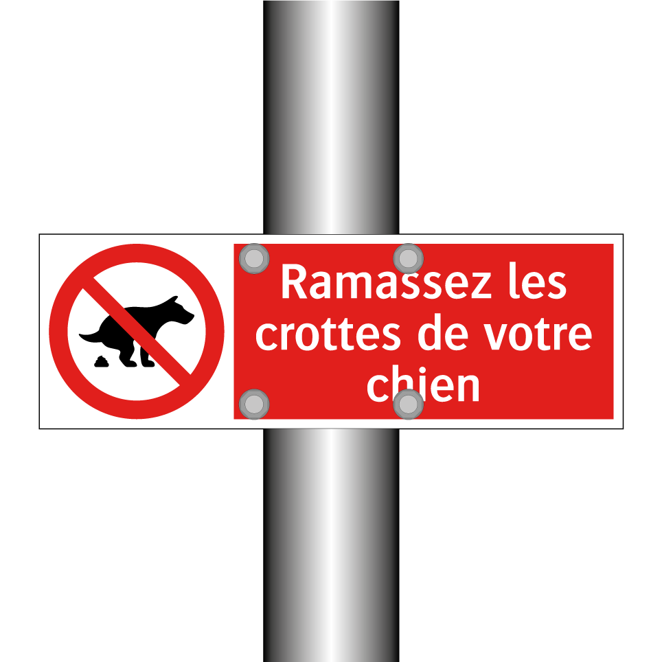 Ramassez les crottes de votre chien