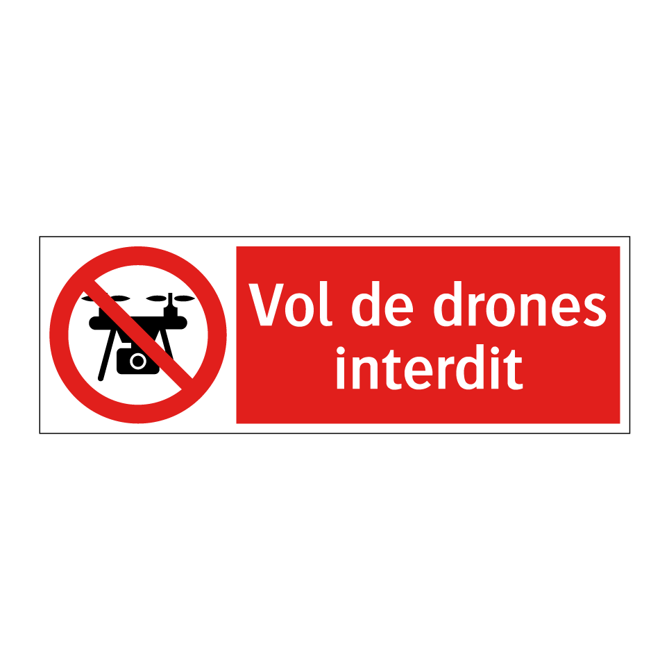 Vol de drones interdit