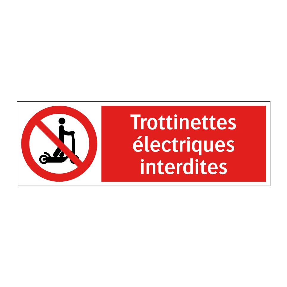 Trottinettes électriques interdites