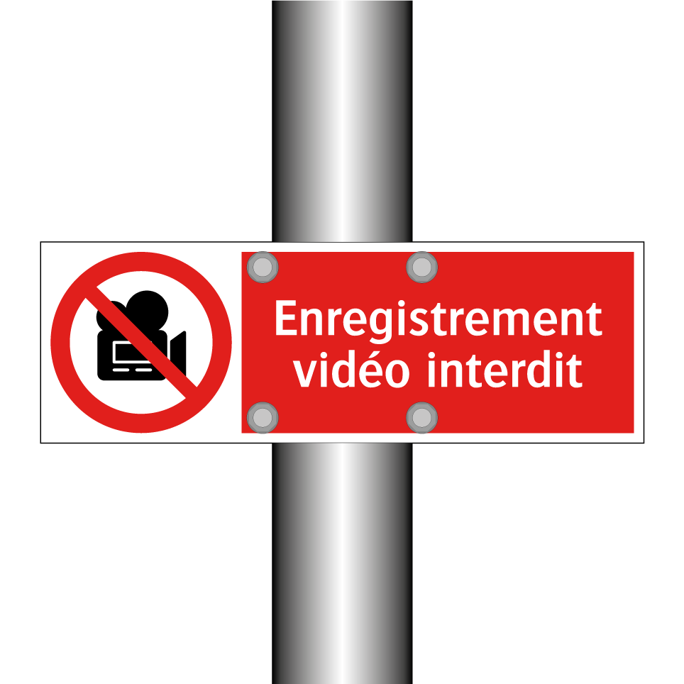 Enregistrement vidéo interdit