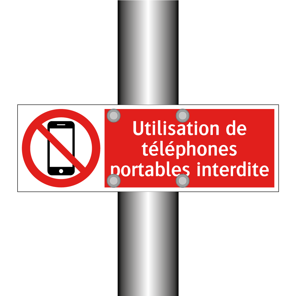 Utilisation de téléphones portables interdite