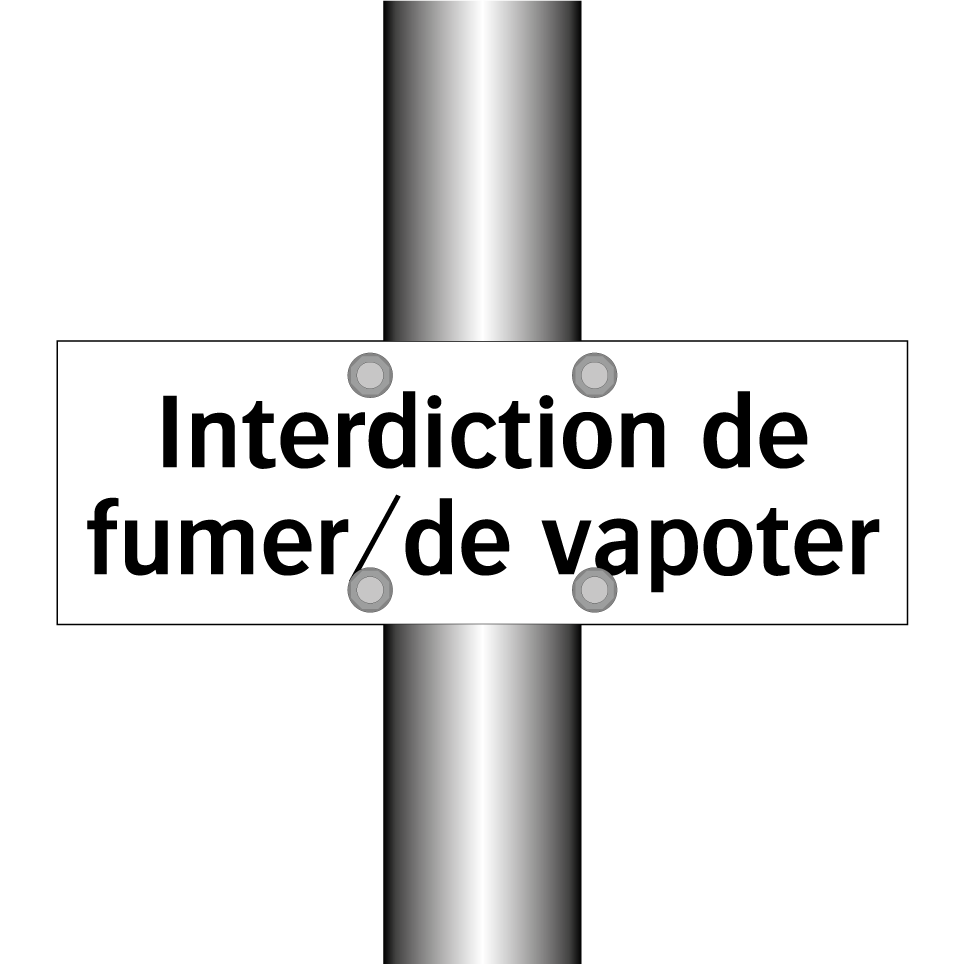 Interdiction de fumer/de vapoter