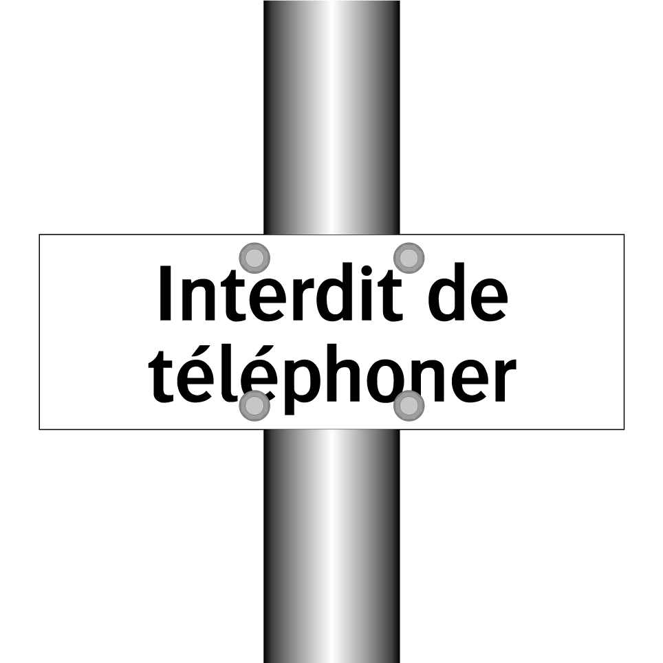 Interdit de téléphoner