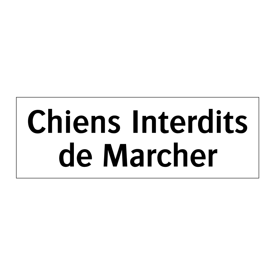 Chiens Interdits de Marcher