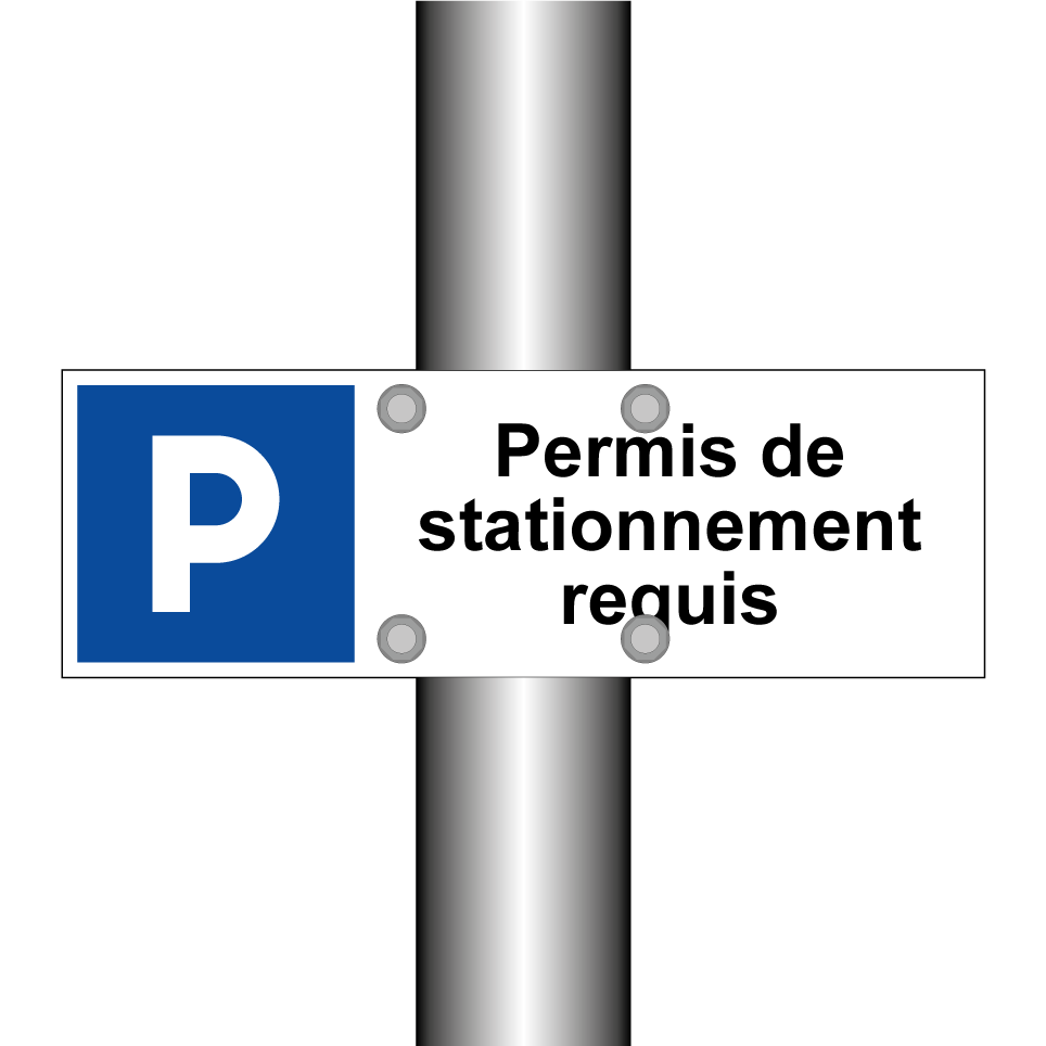 Permis de stationnement requis