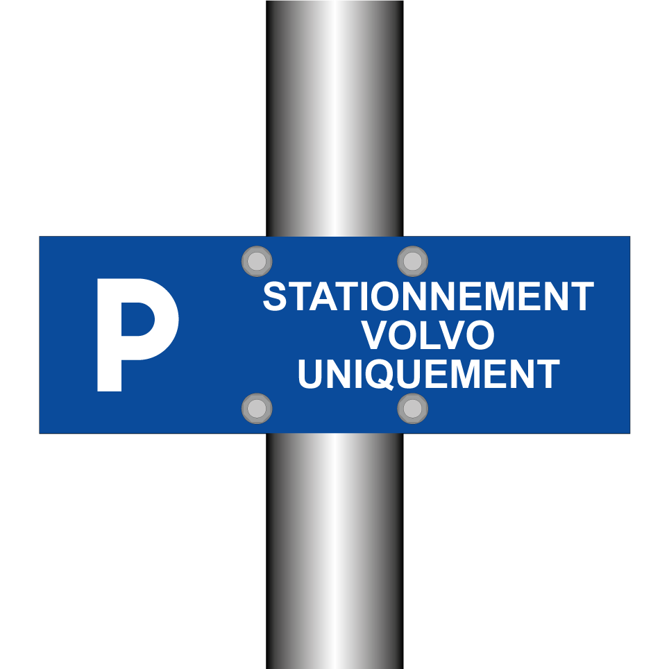 Stationnement Volvo uniquement