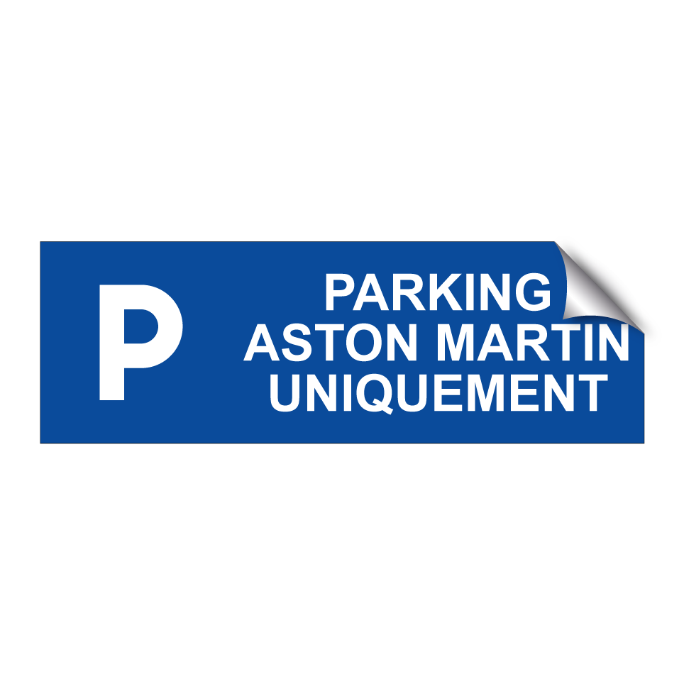 Parking Aston Martin uniquement