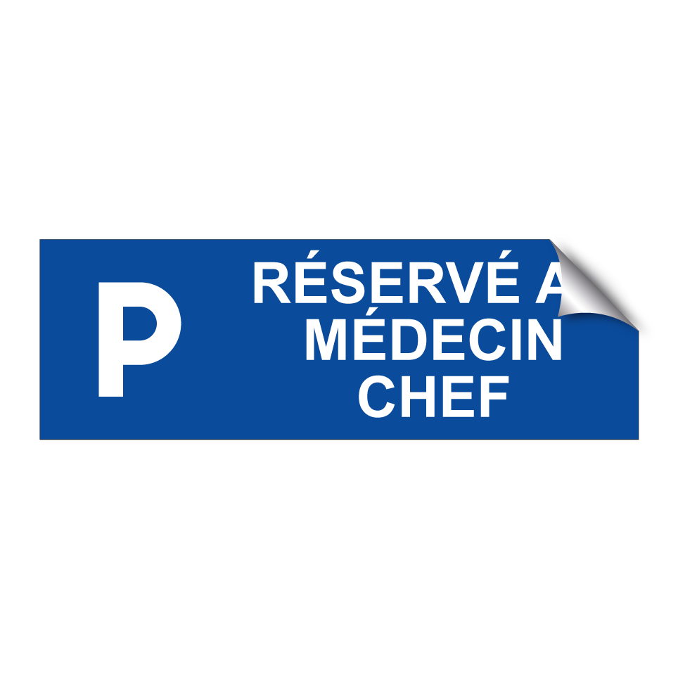 Réservé au médecin chef