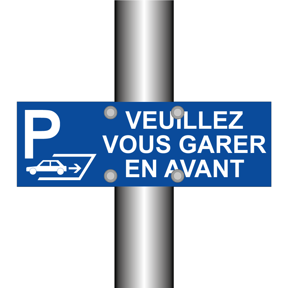 Veuillez vous garer en avant