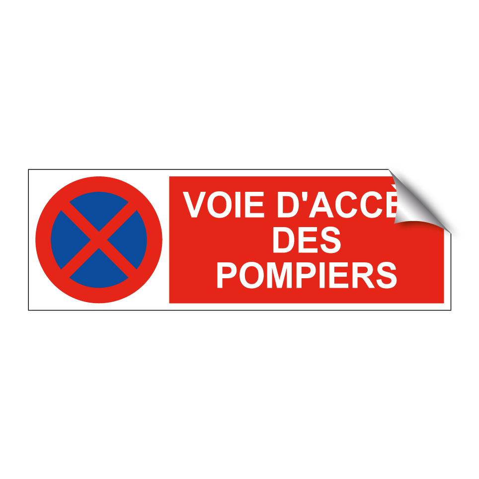 Voie d'accès des pompiers
