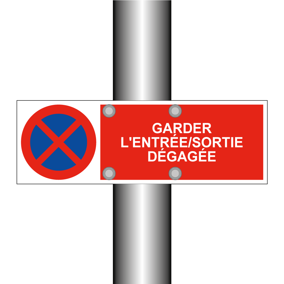 Garder l'entrée/sortie dégagée