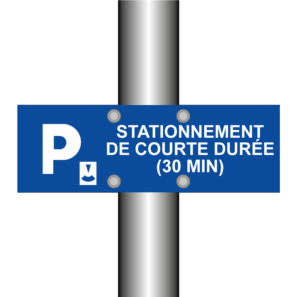 Stationnement de courte durée (30 min)