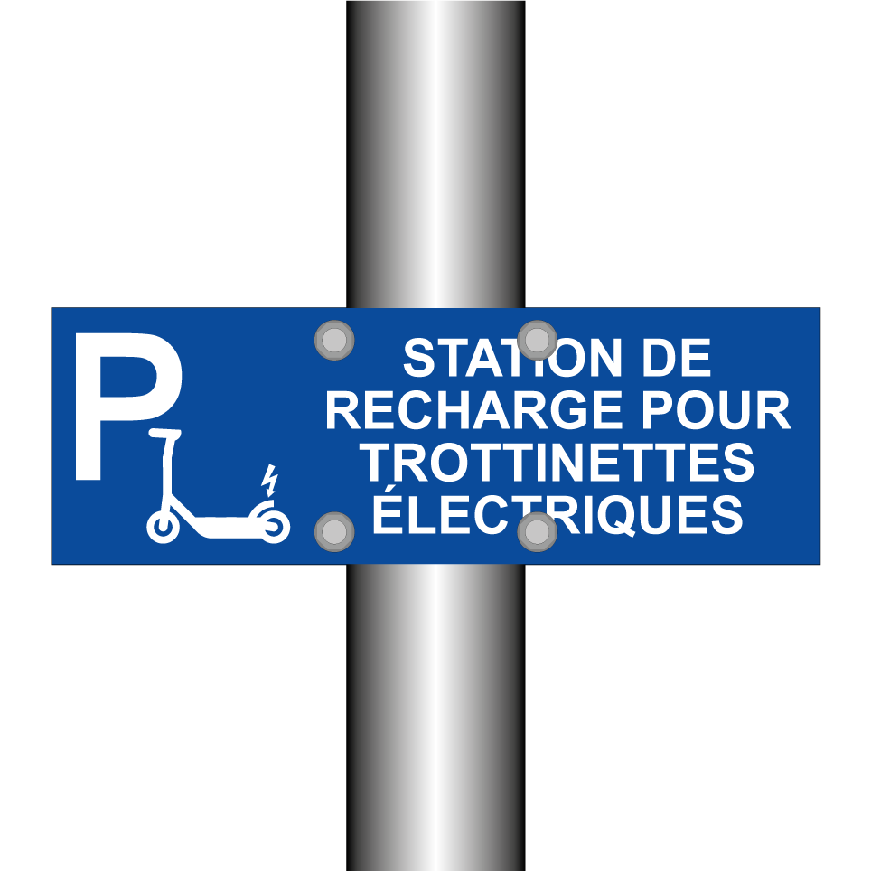 Station de recharge pour trottinettes électriques