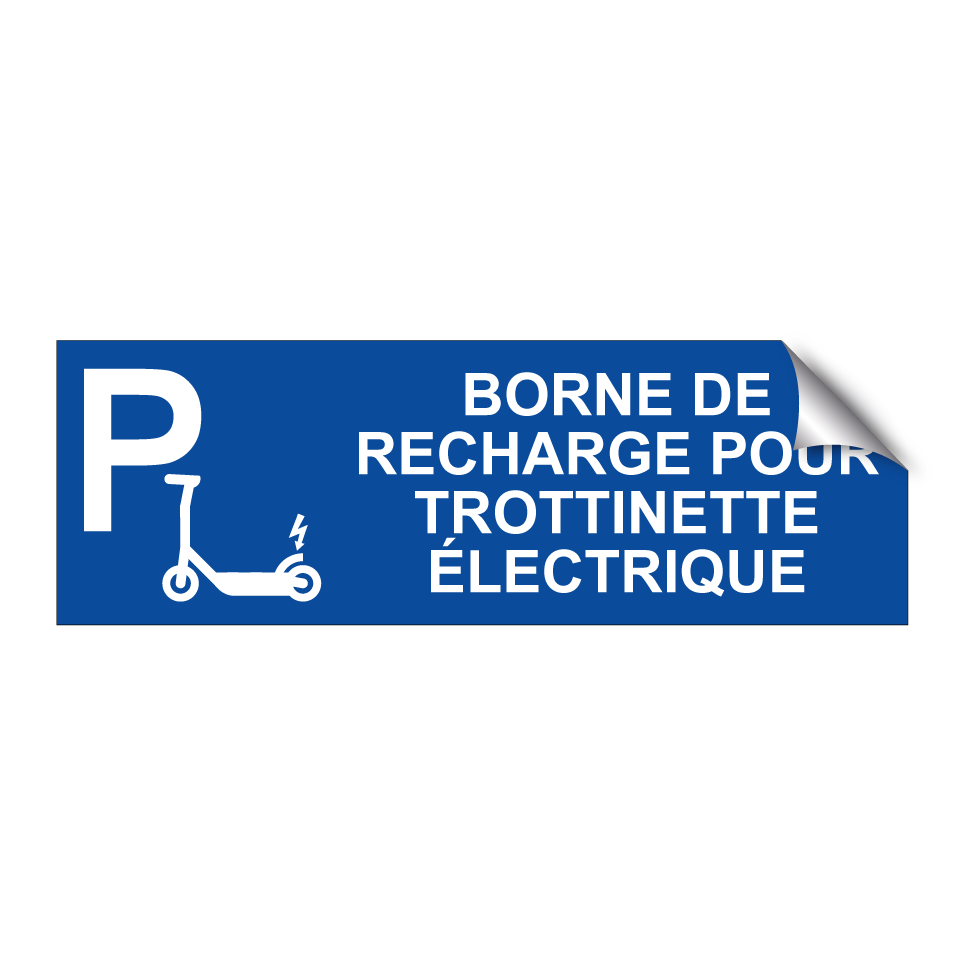 Borne de recharge pour trottinette électrique