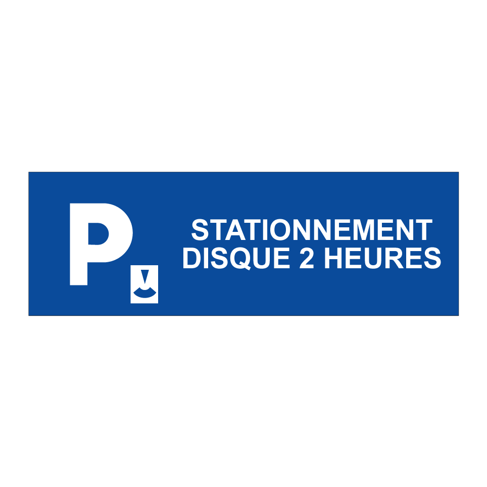 Stationnement disque 2 heures