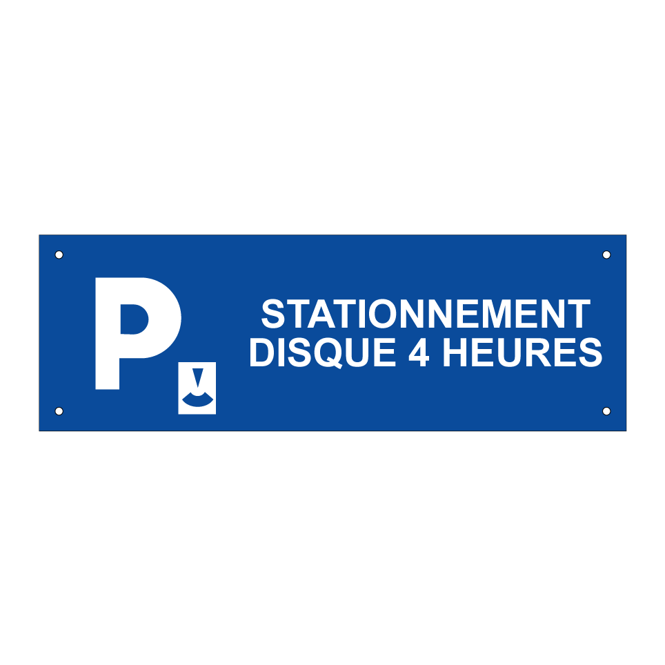 Stationnement disque 4 heures