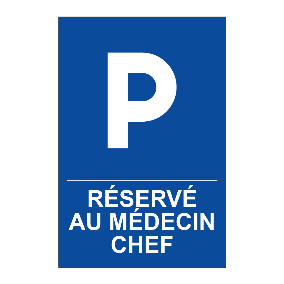 Réservé au médecin chef