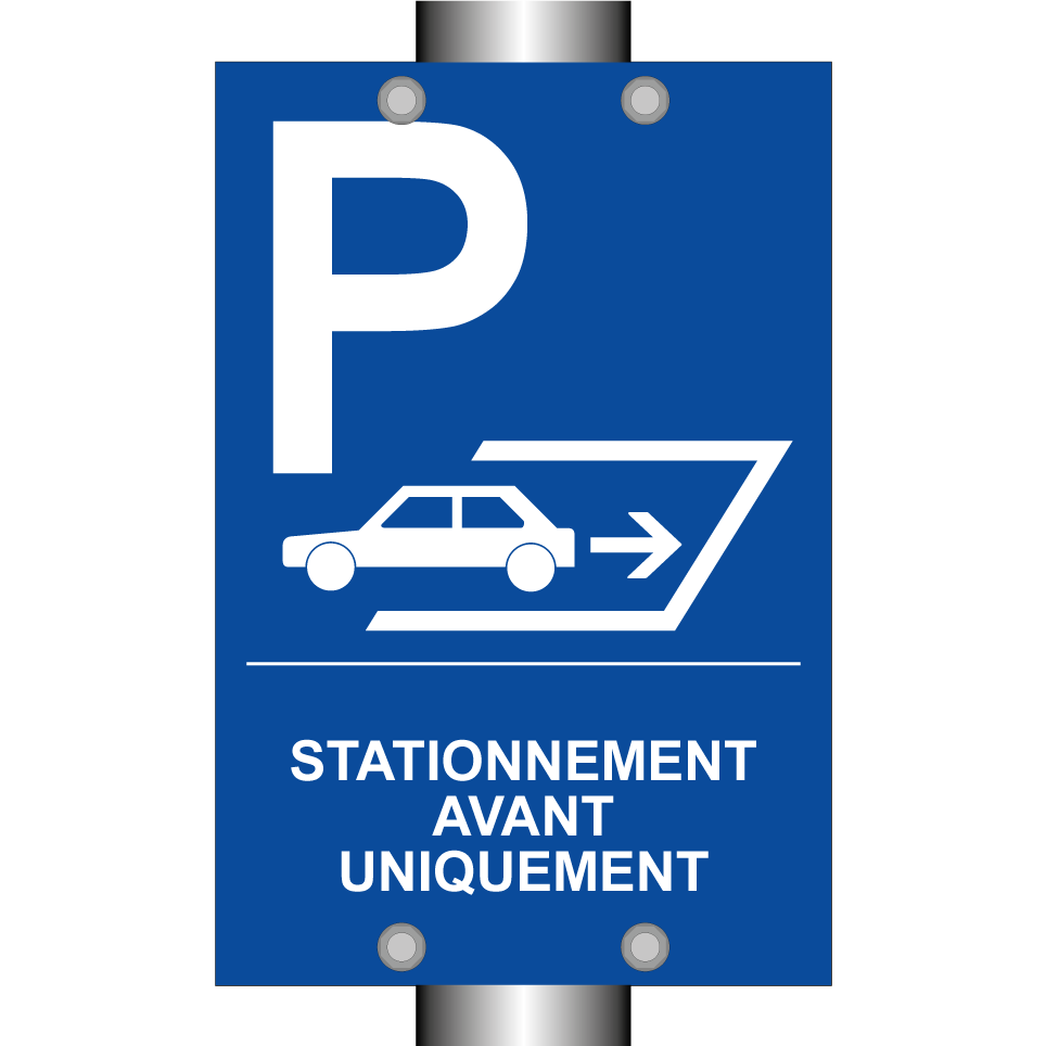 Stationnement avant uniquement