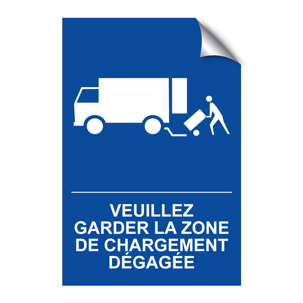 Veuillez garder la zone de chargement dégagée