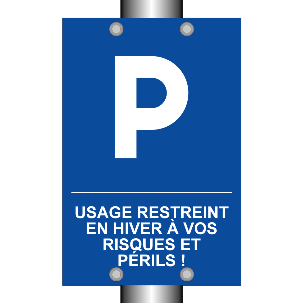 Usage restreint en hiver à vos risques et périls !
