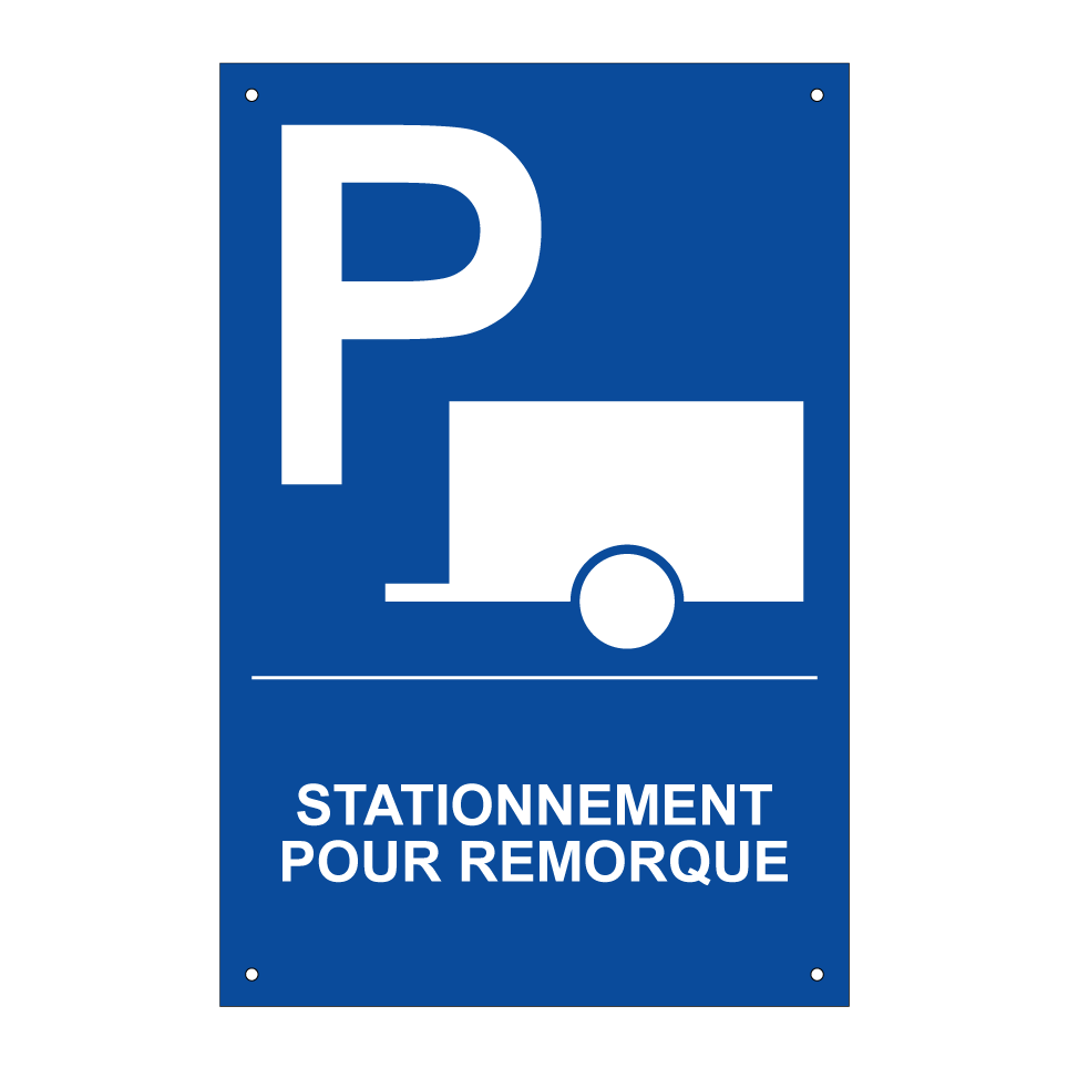 Stationnement pour remorque