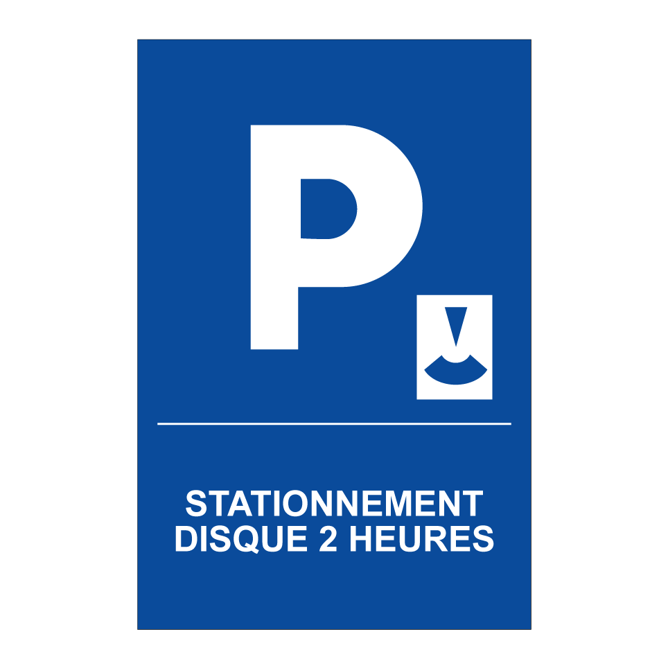 Stationnement disque 2 heures