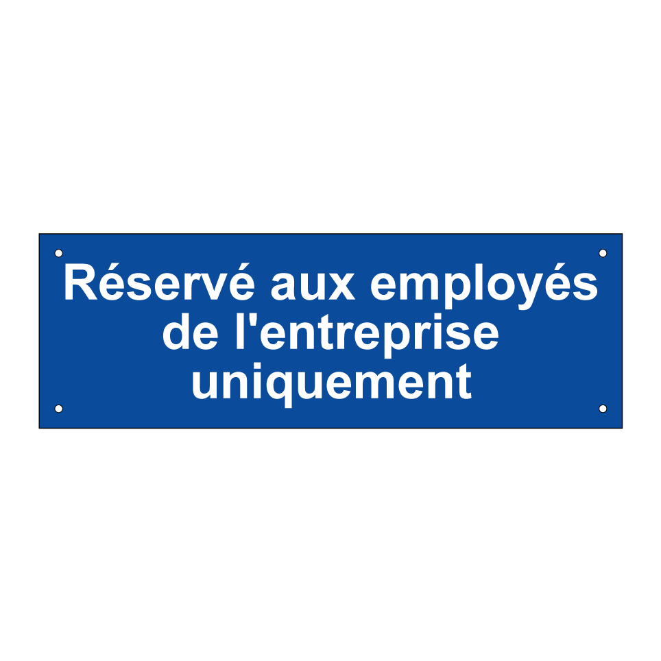 Réservé aux employés de l'entreprise uniquement