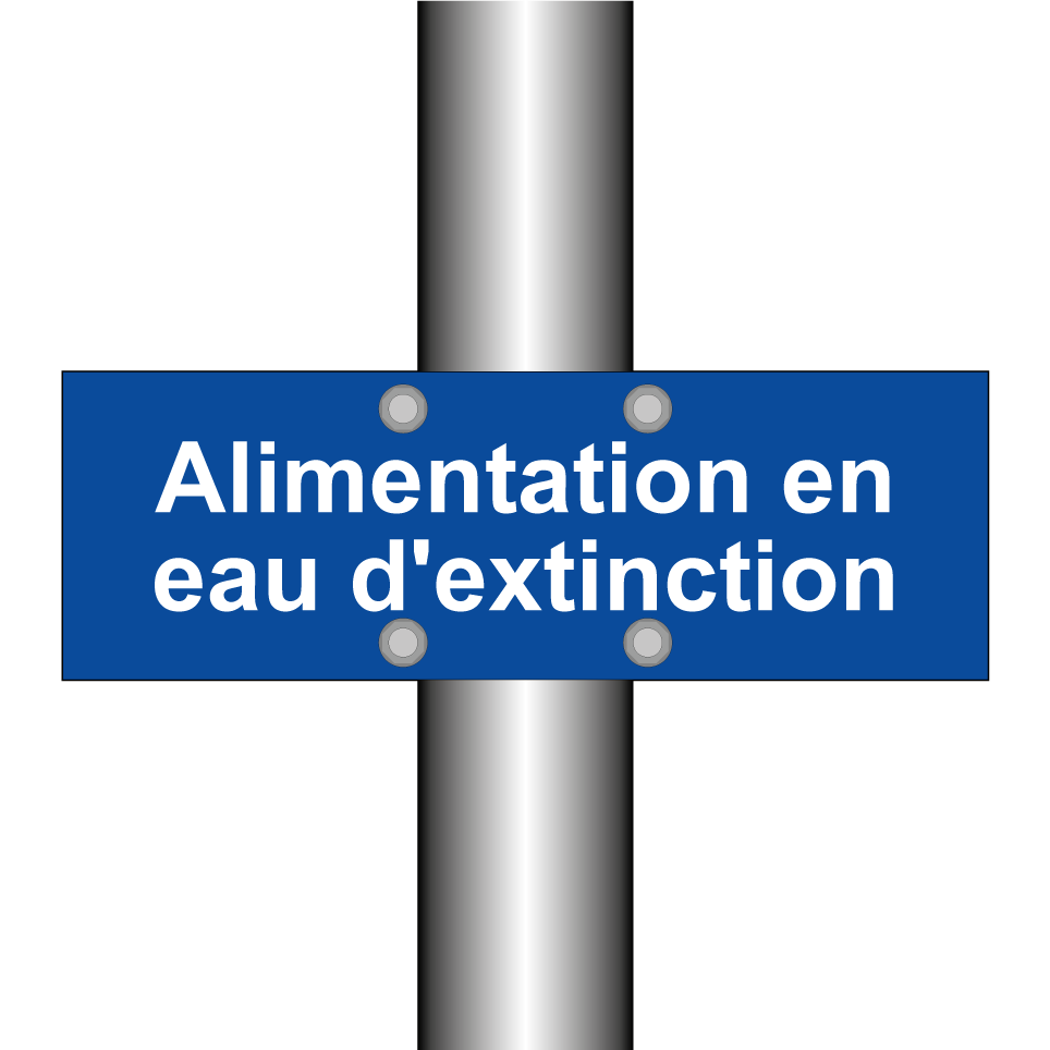 Alimentation en eau d'extinction