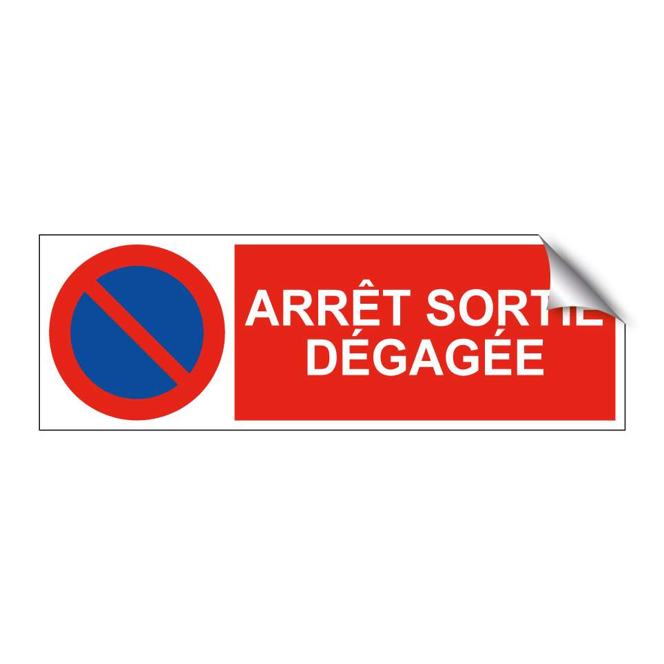 Arrêt Sortie dégagée