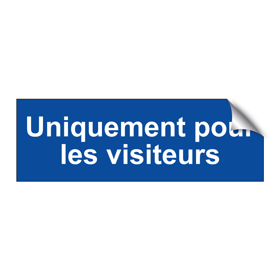 Uniquement pour les visiteurs