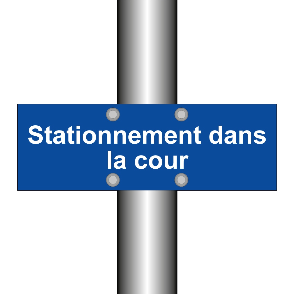Stationnement dans la cour