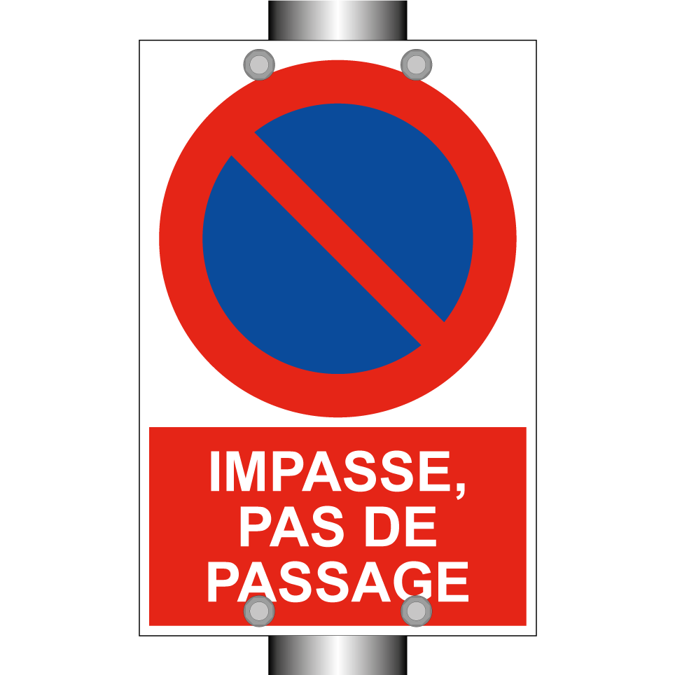 Impasse, pas de passage