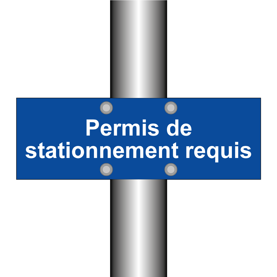Permis de stationnement requis