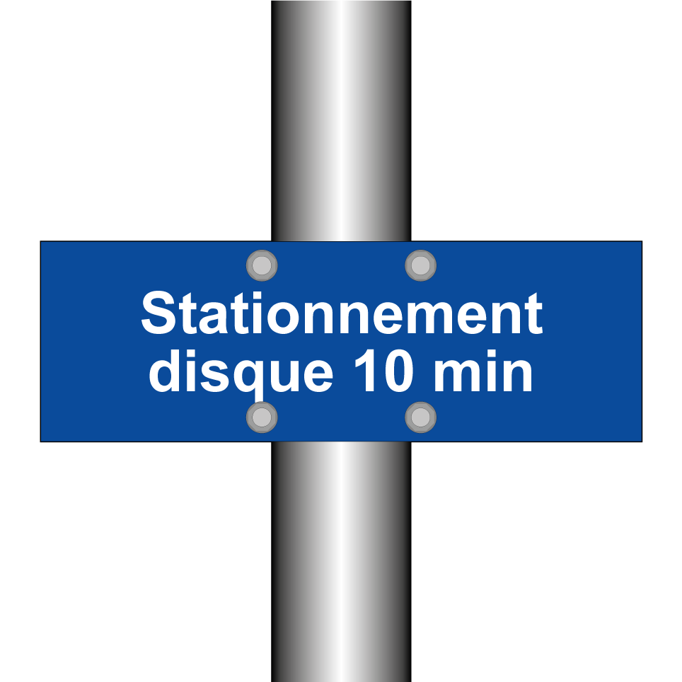 Stationnement disque 10 min