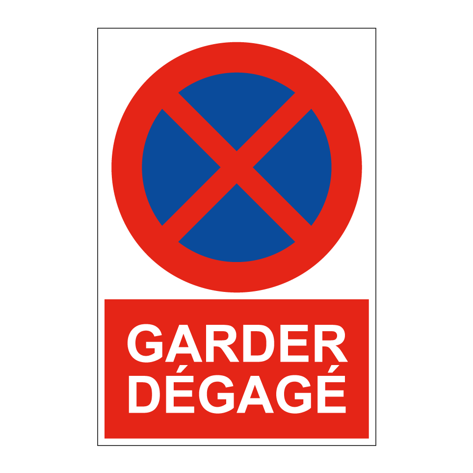Garder dégagé