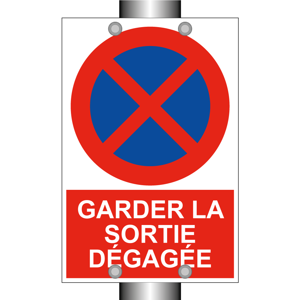 Garder la sortie dégagée