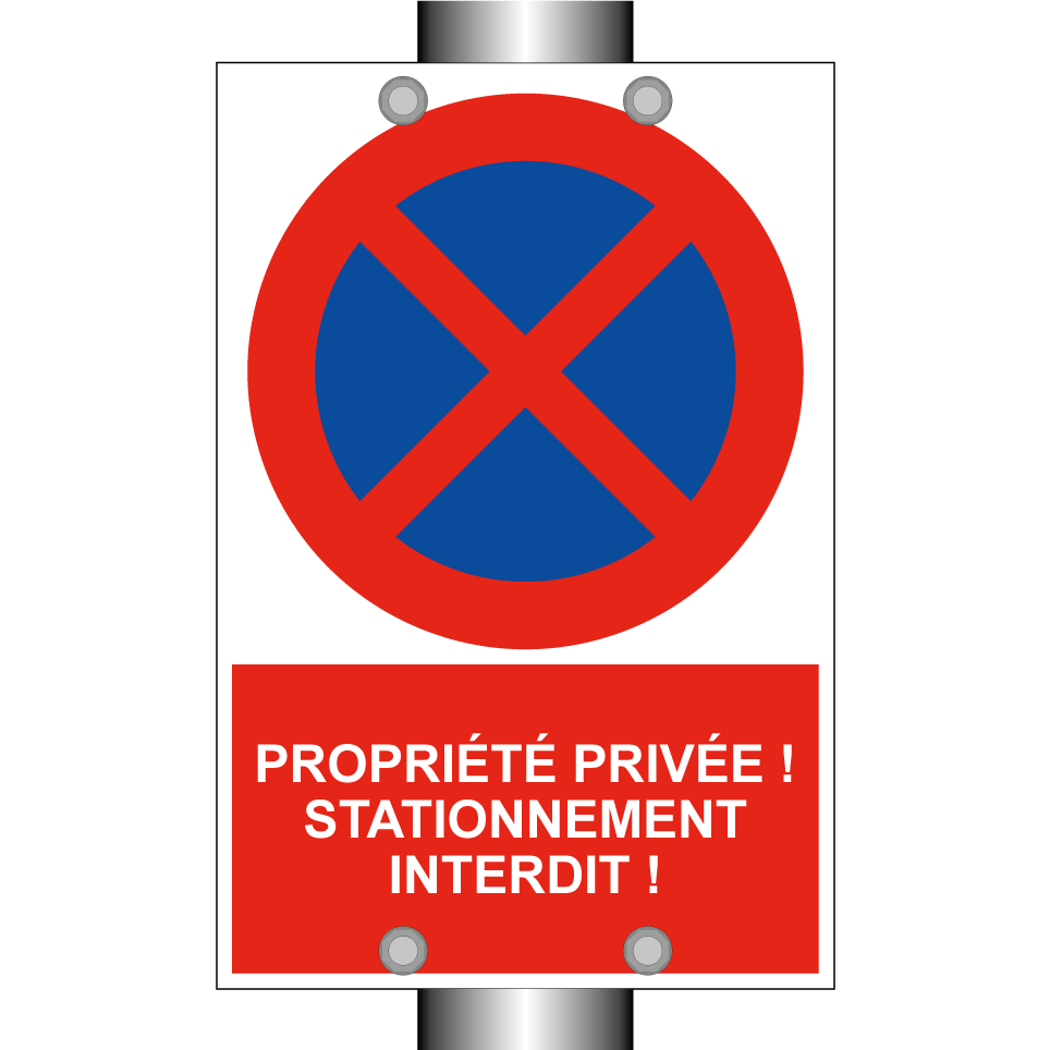 Propriété privée ! Stationnement interdit !
