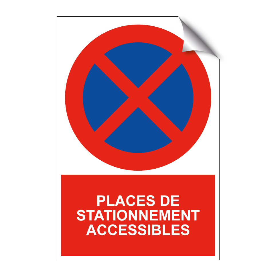 Places de stationnement accessibles