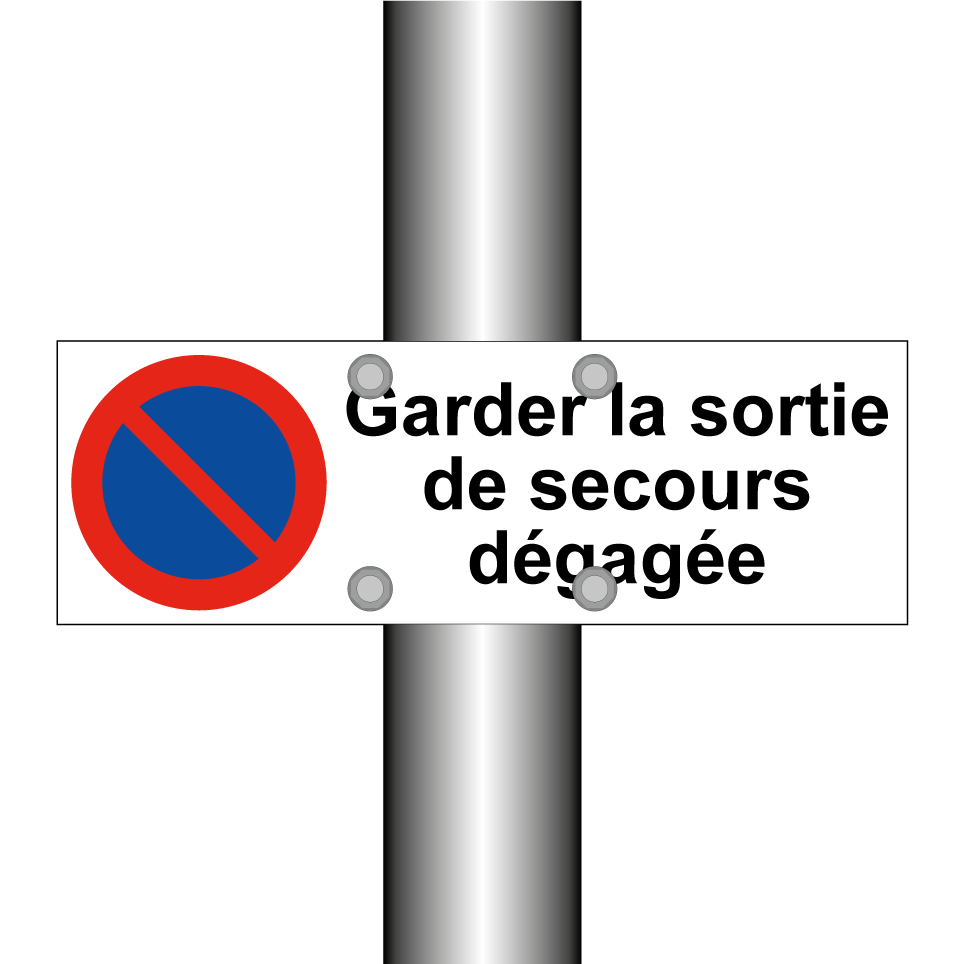 Garder la sortie de secours dégagée
